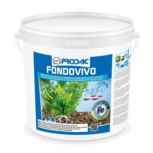 Akvarijní substrát Prodac Fondovivo 8 kg