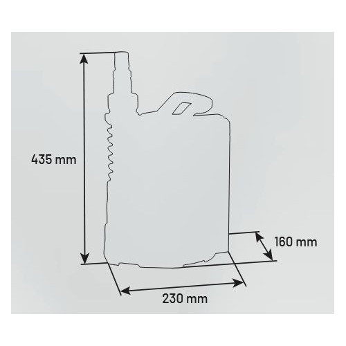 Tecno DRAFT 900 – kalové čerpadlo 15 500 l/h s plovákem