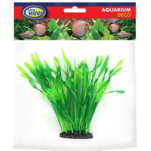 Aqua Nova NP-15 6003-R – umělá rostlina 15 cm, vlnité traviny