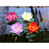 jezírková dekorace plastový leknín