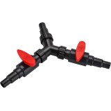 Hadicový rozdělovač s ventily