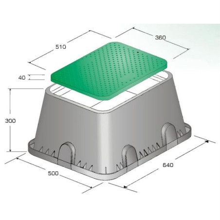 Ventilová šachta MAXI