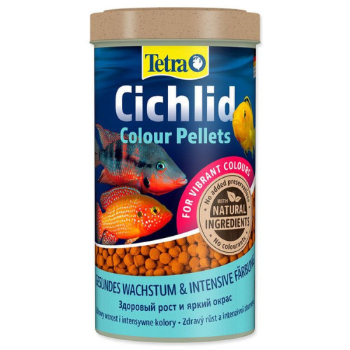 Krmivo Tetra Cichlid Colour Pellets 500ml