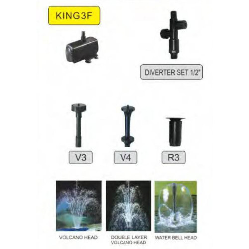 KING 3F fontánové čerpadlo