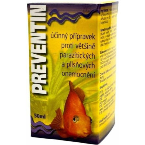 Preventin 50 ml léky pro ryby