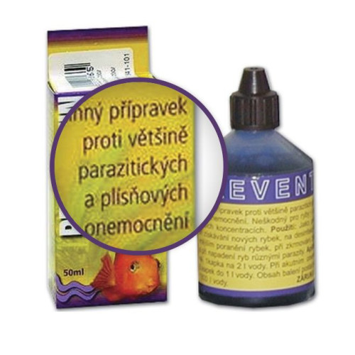 Preventin 50 ml léčivo na nemoci ryb