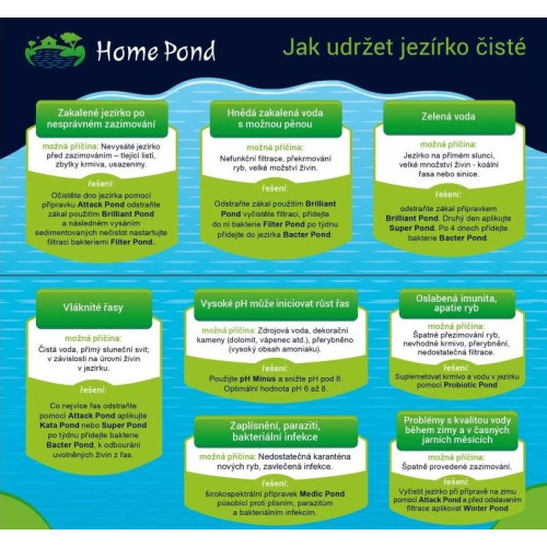 Filter Pond 500g | Startovací bakterie pro jezírka 50–100 m³