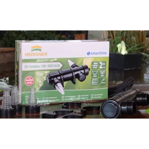 balení UV lampy Heissner 11w