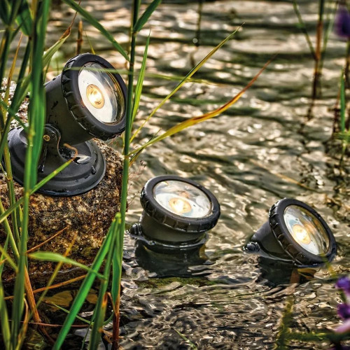 zahradní osvětlení PondoStar LED warm Set 3