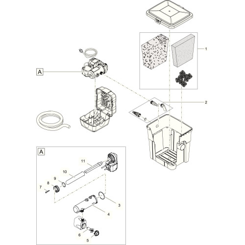 Filtrační set pro malá jezírka PondoClear Set 4000