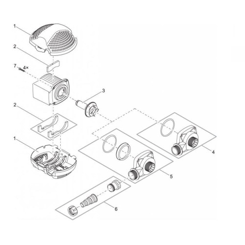Pontec Pondomax Eco 8000 - nákres dílů