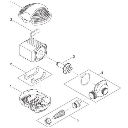 Nákres čerpadla Pondomax Eco