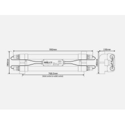 Evolution aqua UV-C lampa Titanium 110 W