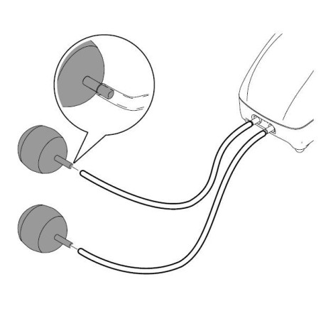 nákres zapojení provzdušňovače jezírka PondoAir Set 200