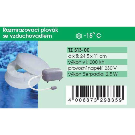 Rozmrazovač se vzduchováním TZ513