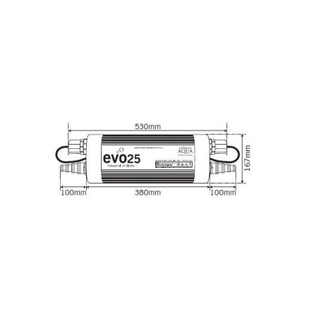 Profesionální UV zářič Evo 25W