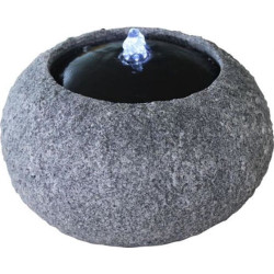 Kulatá fontána s LED podsvícením