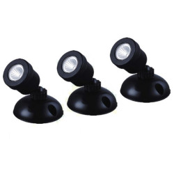 Power LED light 3 x 1 W automatic