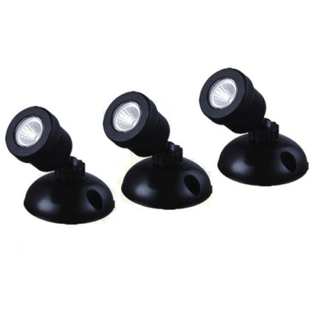 Power LED light 3 x 1 W automatic