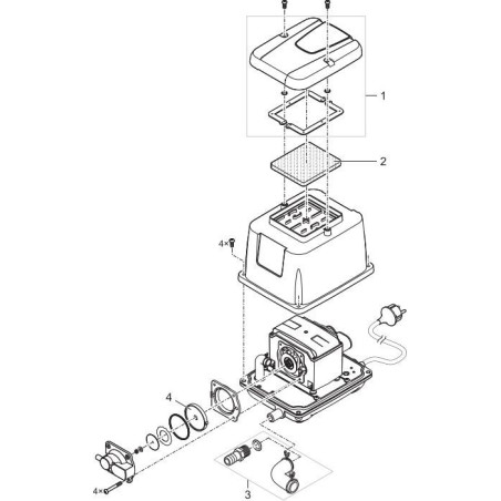 Vzduchování pro jezírko Oase AquaOxy 2500