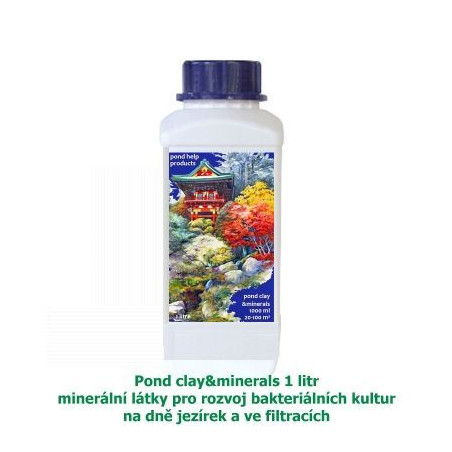 Pond help clay&minerals minerály do vody
