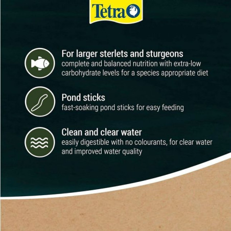 krmivo jeseter Tetra Pond Sterlet Sticks 1l