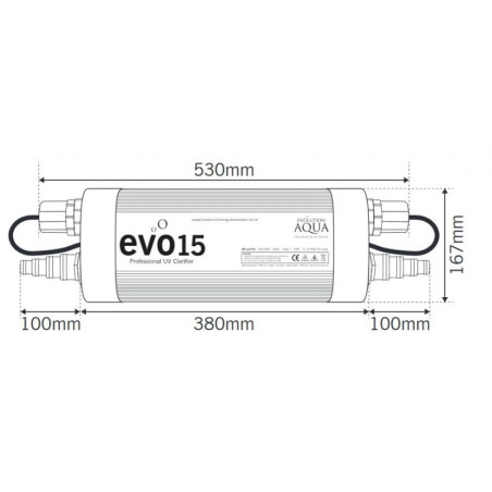 jezírková UV lampa Evo 15 W