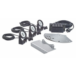 LED osvětlení plovoucí fontány bílé