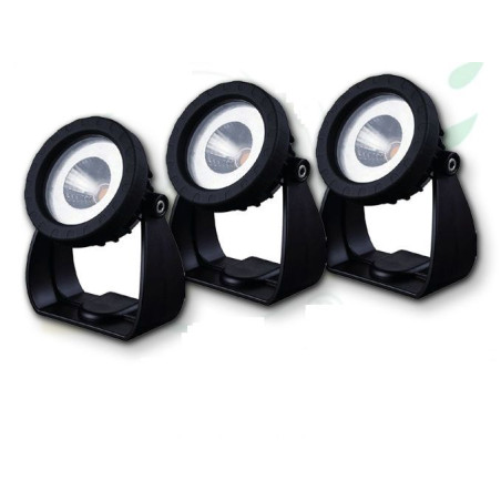 Power LED light 3 x 6 W automatic