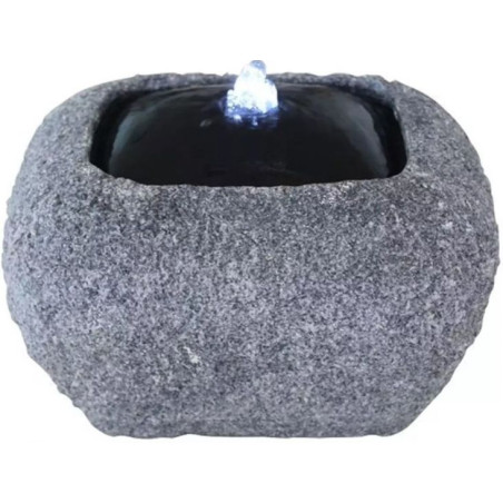 Čtvercová fontána s LED podsvícením