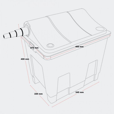 Biofiltr 200 pro jezírka