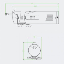 SUNSUN UV lampa CUP-809