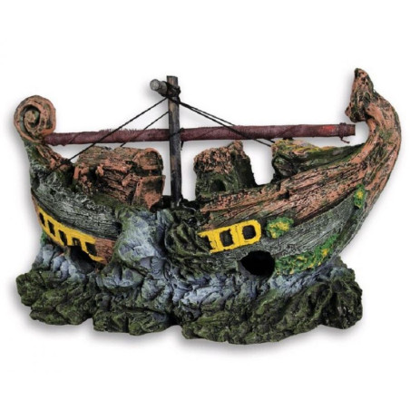 Dekorace PO-058 Vrak lodi velký