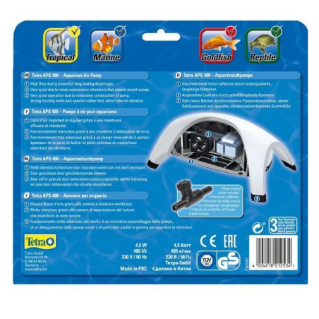 Kompresor Tetra APS 400 bílý