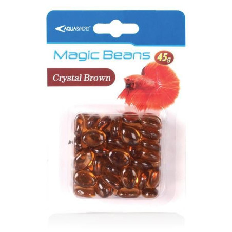 Dekorační kamínky plast hnědé