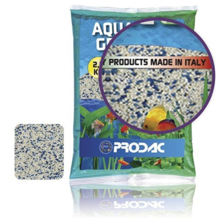 Písek Prodac Fine sand white/ blue 2,5 kg