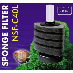 Aqua Nova rohový biofiltr NSF-C40L