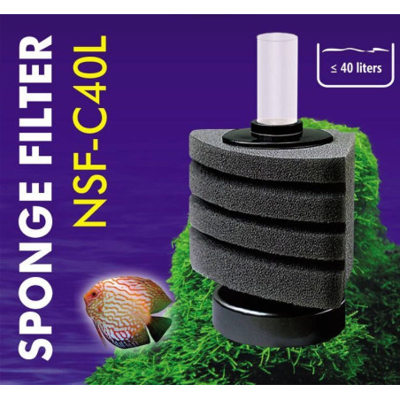 Aqua Nova rohový biofiltr NSF-C40L