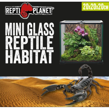 Terárium REPTI PLANET skleněné 20 x 20 x 20 cm