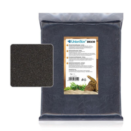 Terarijní písek černý 5 kg DECO