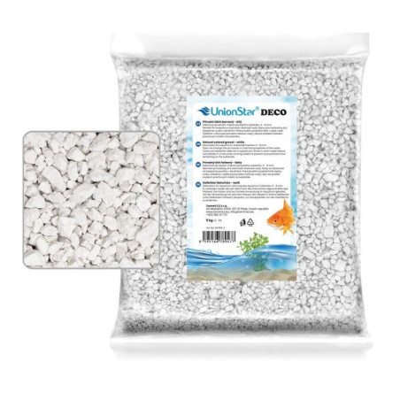 Akvarijní štěrk bílý 5 kg DECO