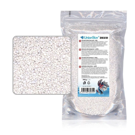 Akvarijní štěrk bílý 300 g DECO