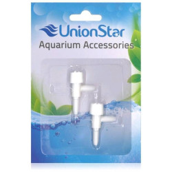 Škrtítko s regulací na vzduchovací hadičky 2 ks