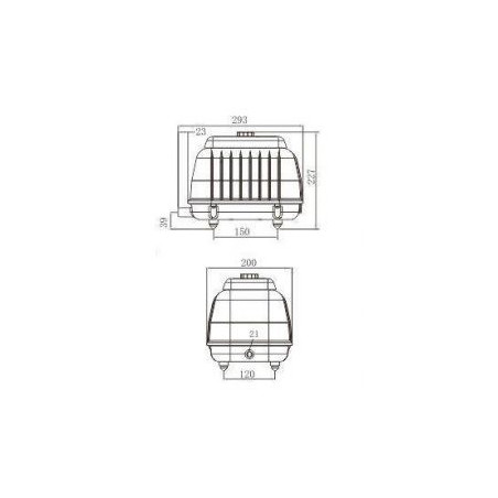 Vzduchovací kompresor RESUN LP-100