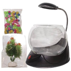 Akvarijní set Magická koule Hailea černá