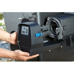 pohled na otevřenou UV lampu Bitron Eco 240 W