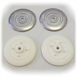 Resun LP - SET náhradních podložek (2x přední plastová + 2x zadní hliníková) pro LP-100