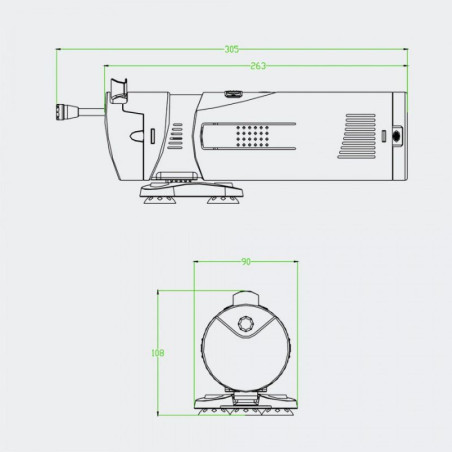 Vnitřní UV lampa SUNSUN CUP-807 7 W
