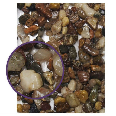 Písek akvarijní č.10 hnědý jemný 3 kg