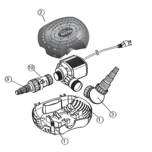Aqua Nova Super Eco NFPX 5000 | Úsporné čerpadlo 22W